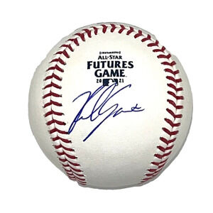 Nolan Gorman Autographed 2021 All Star Futures Game Baseball Cardinals Star